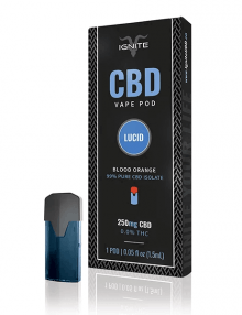 Lucid | Blood Orange CBD Vape Pod 250mg By Ignite CBD CBD Vape