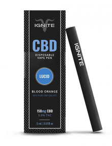 Lucid | Blood Orange Disposable Vape Pen By Ignite CBD CBD Vape