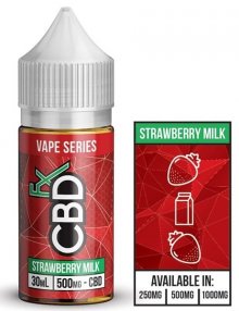 Strawberry Milk Vape Series CBD E Liquid 30ml By CBDfx CBD Vape